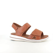 Brun skinnsandal från Green Comfort