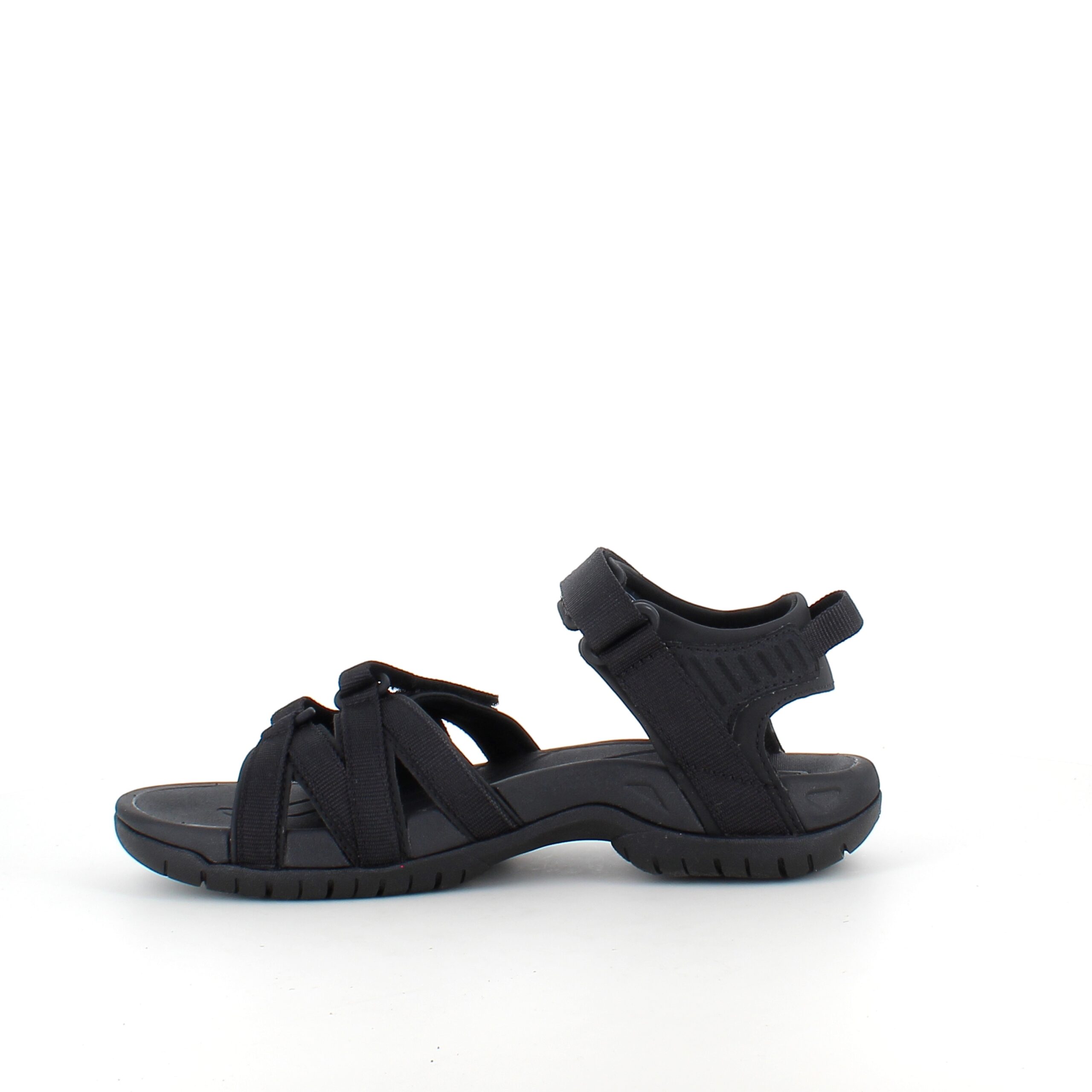Teva Tirra – smart svart sandal från Teva med bra fotvalvsstöd