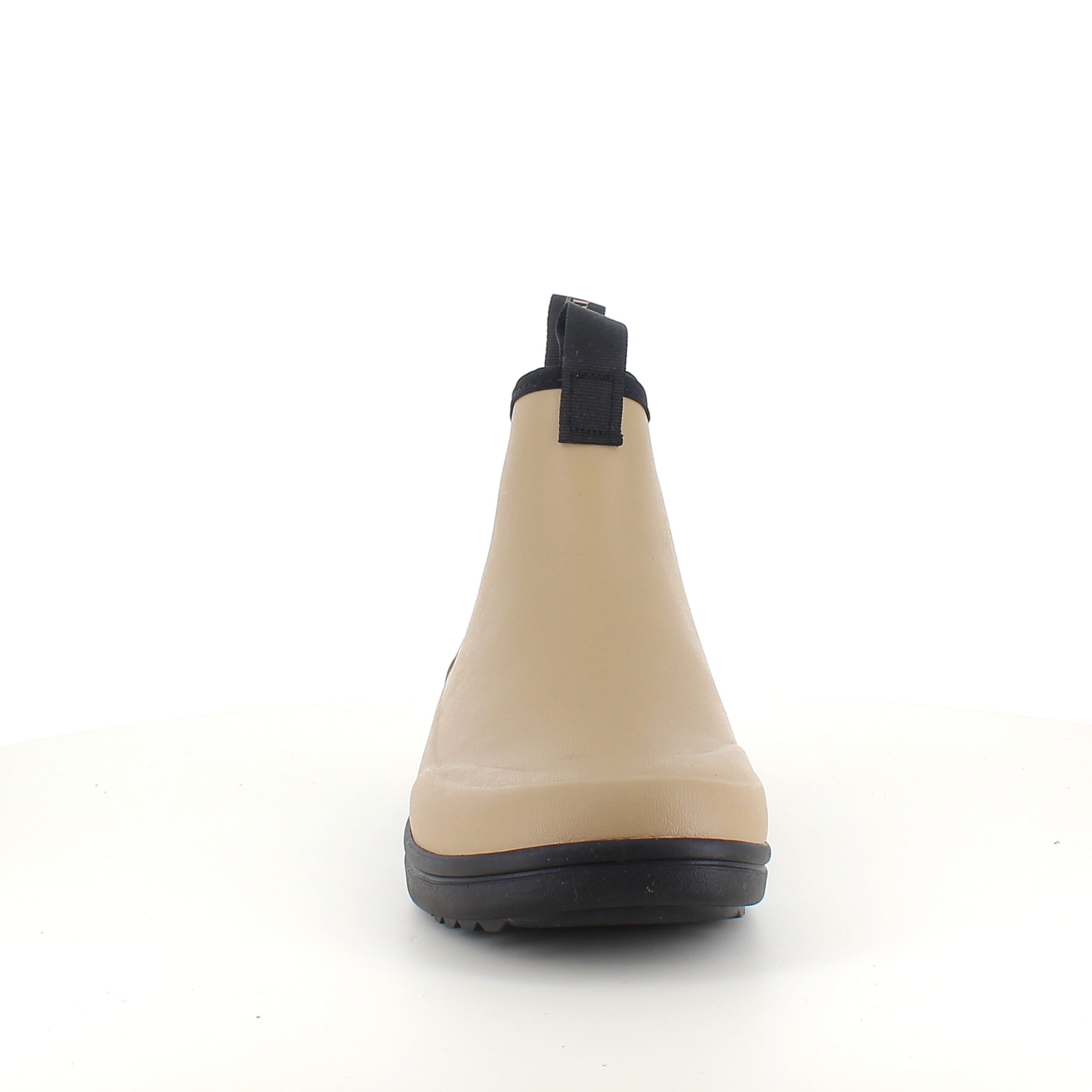 Green Comfort gummistövel i beige med fotvalvsstöd