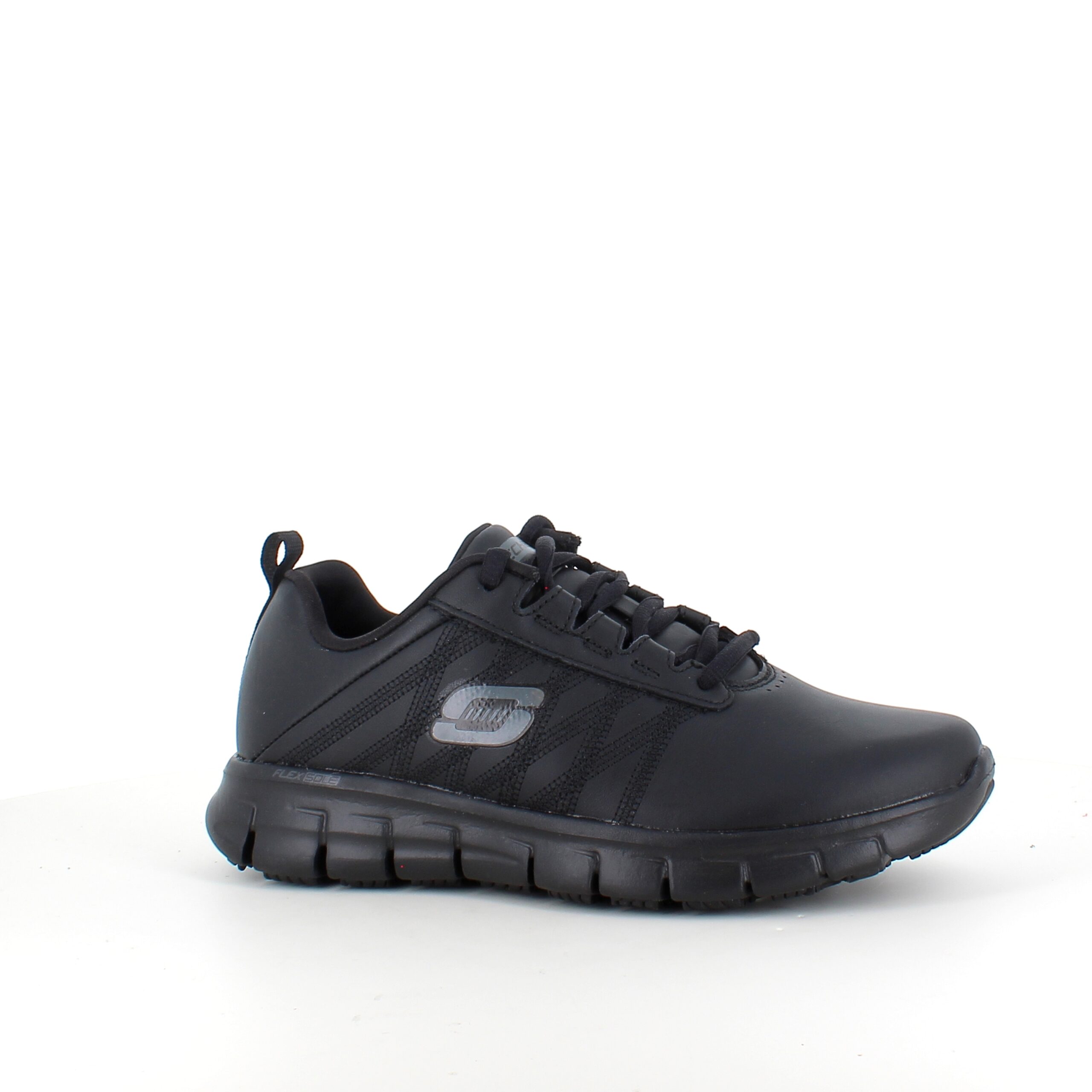 Halkskyddade Skechers med välkända skumsulor och komfort