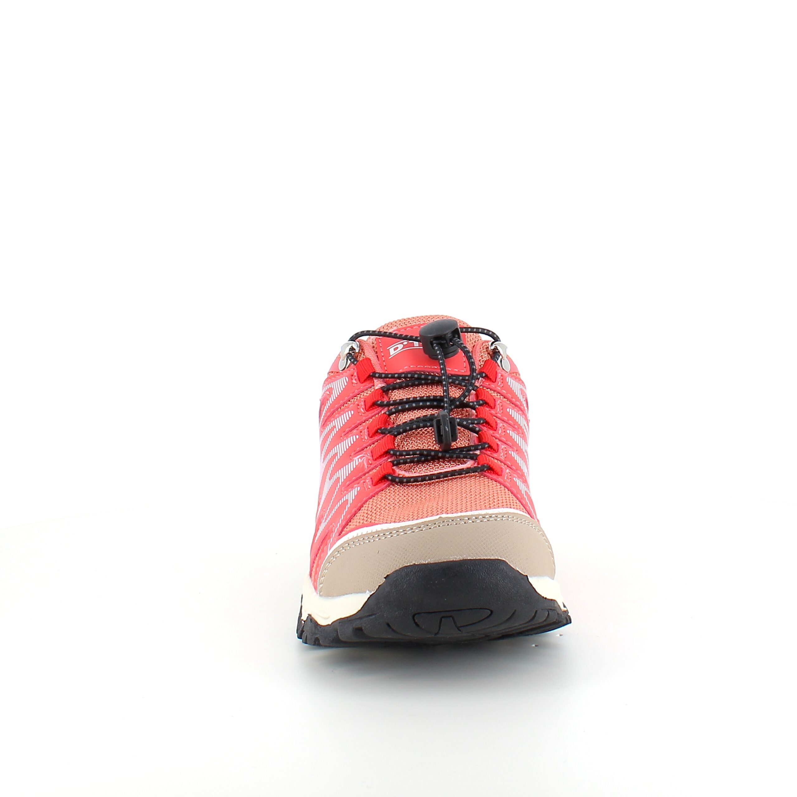 Flexibla laxrosa sneakers med elastisk snörning
