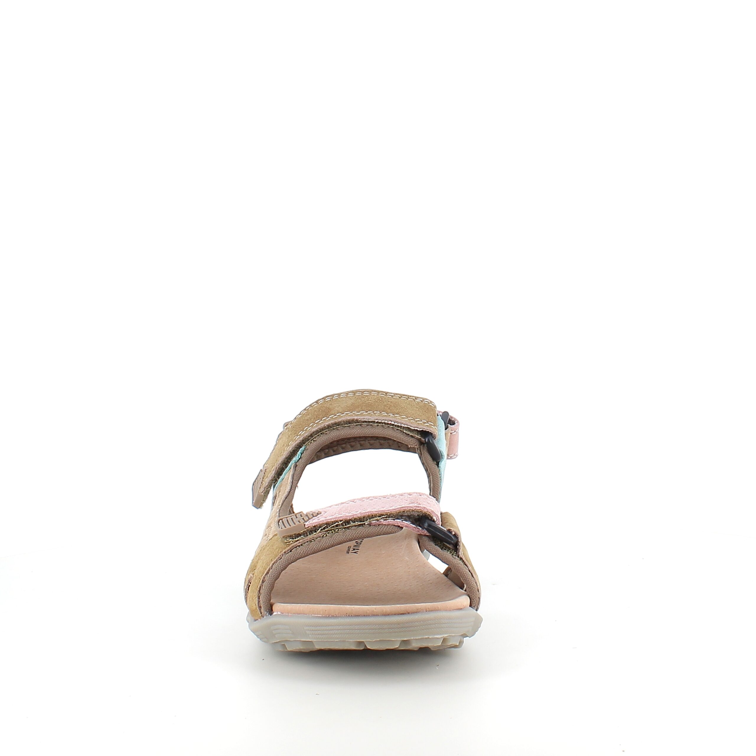 Färgstark sportig sandal med kardborre i pastellnyanser – ergonomisk komfort & feminin stil