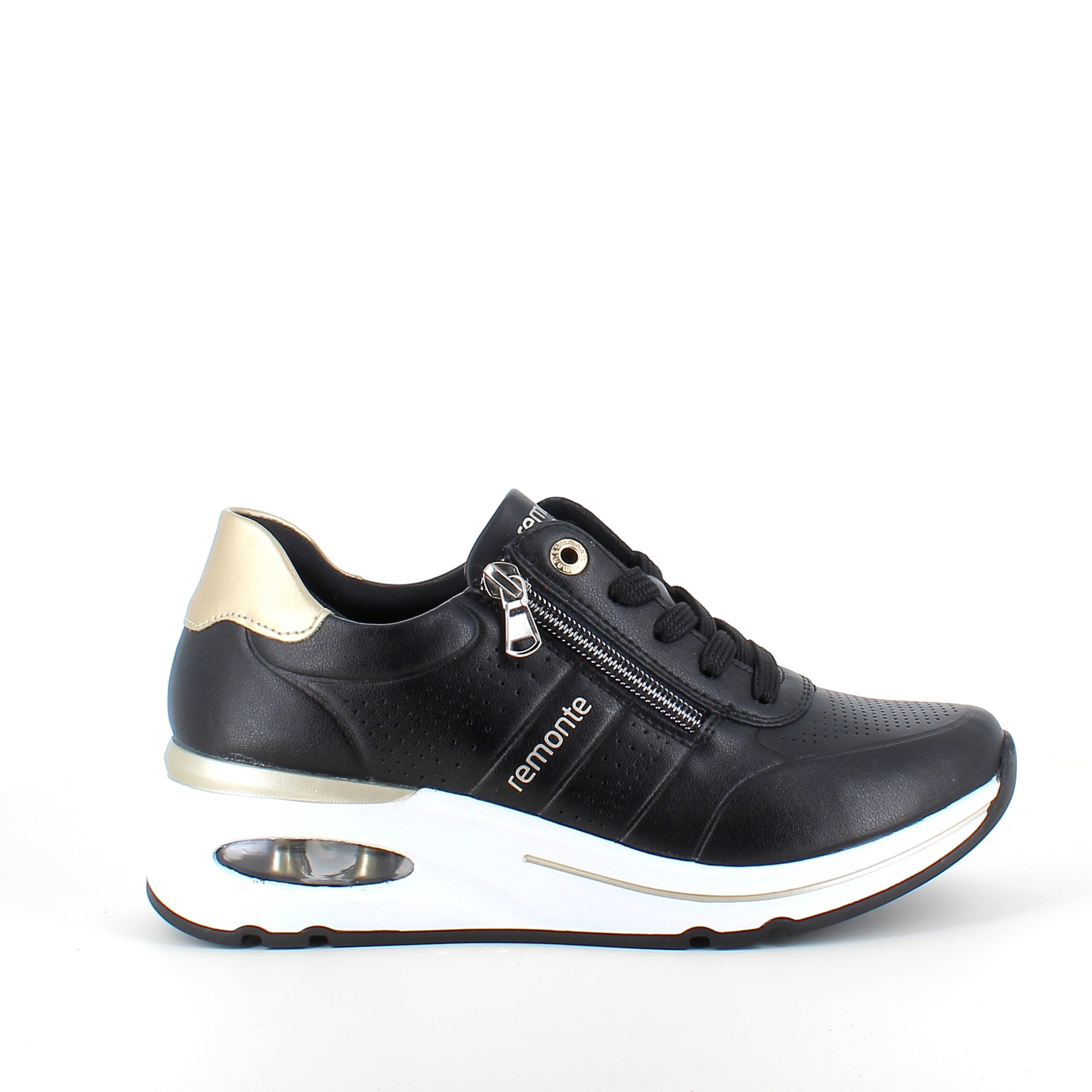 Bekväma sneakers från Remonte med extra fotvalvsstöd