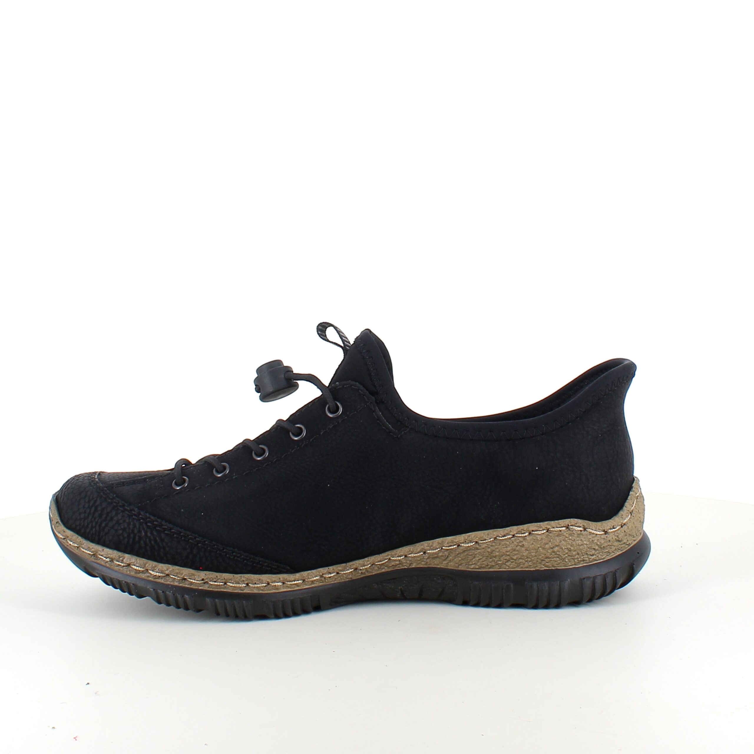 Svarta Rieker slip-on sneakers