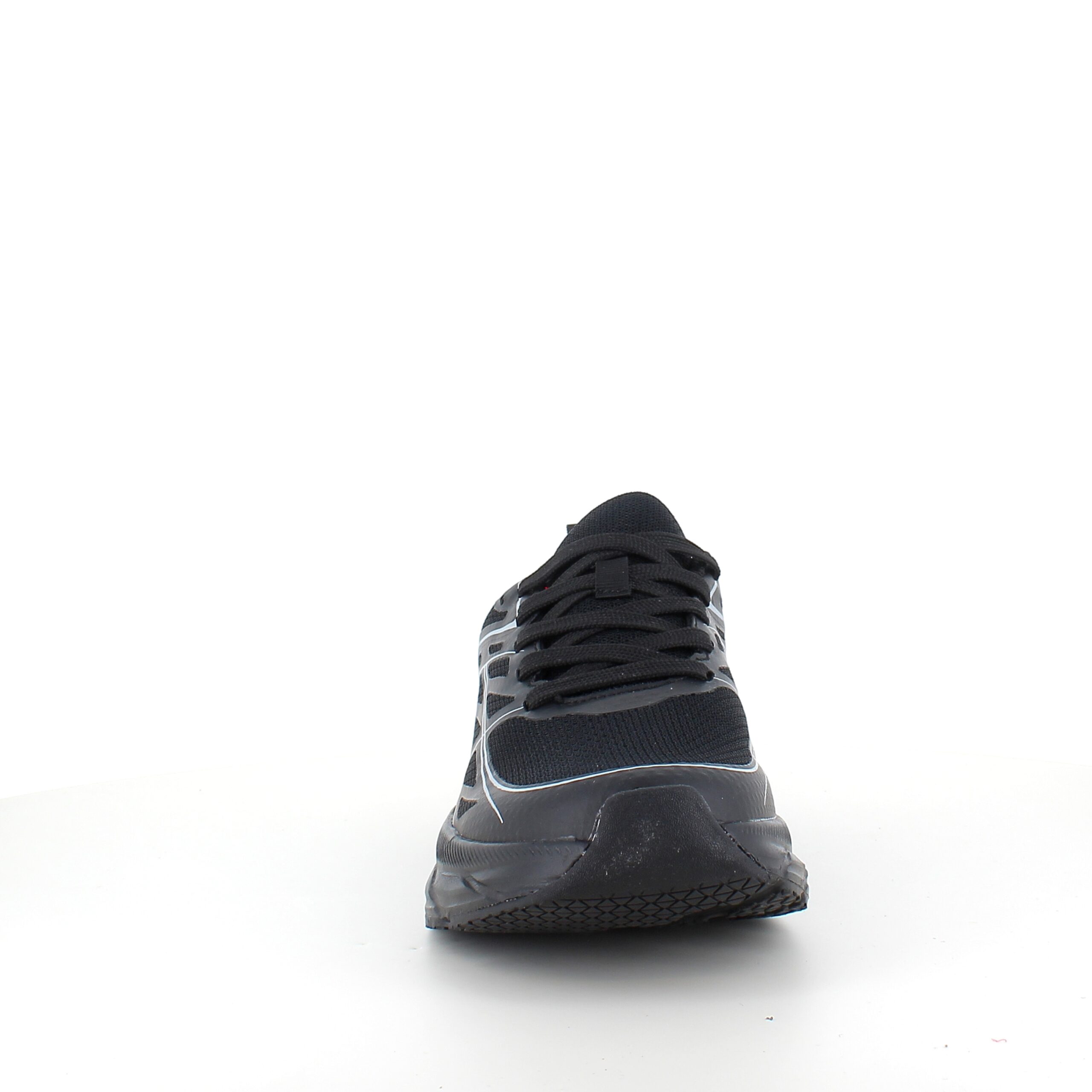 Svarta sneakers i ventilerande mesh