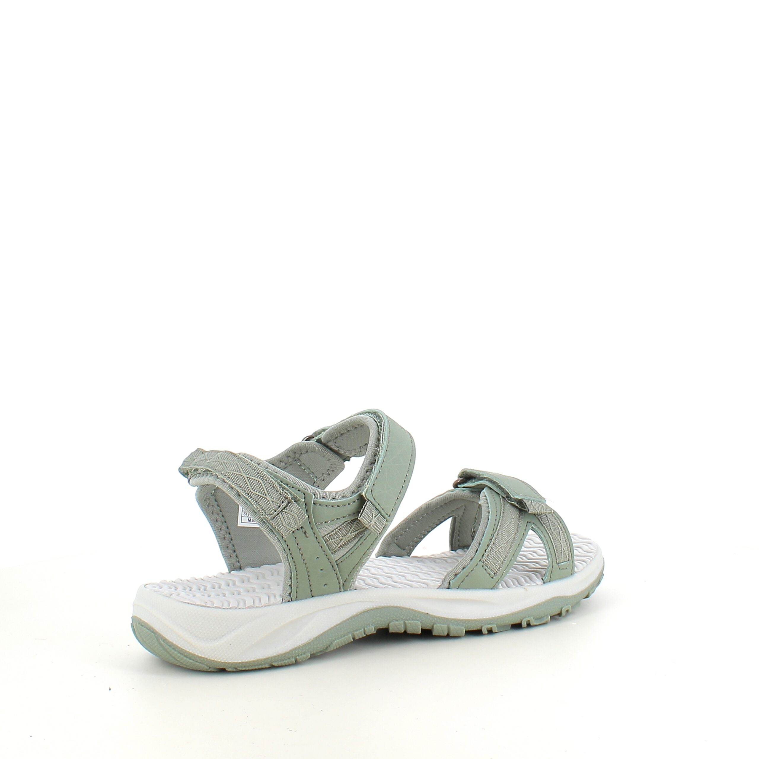 Olivgrön sportsandal med 3 kardborreband
