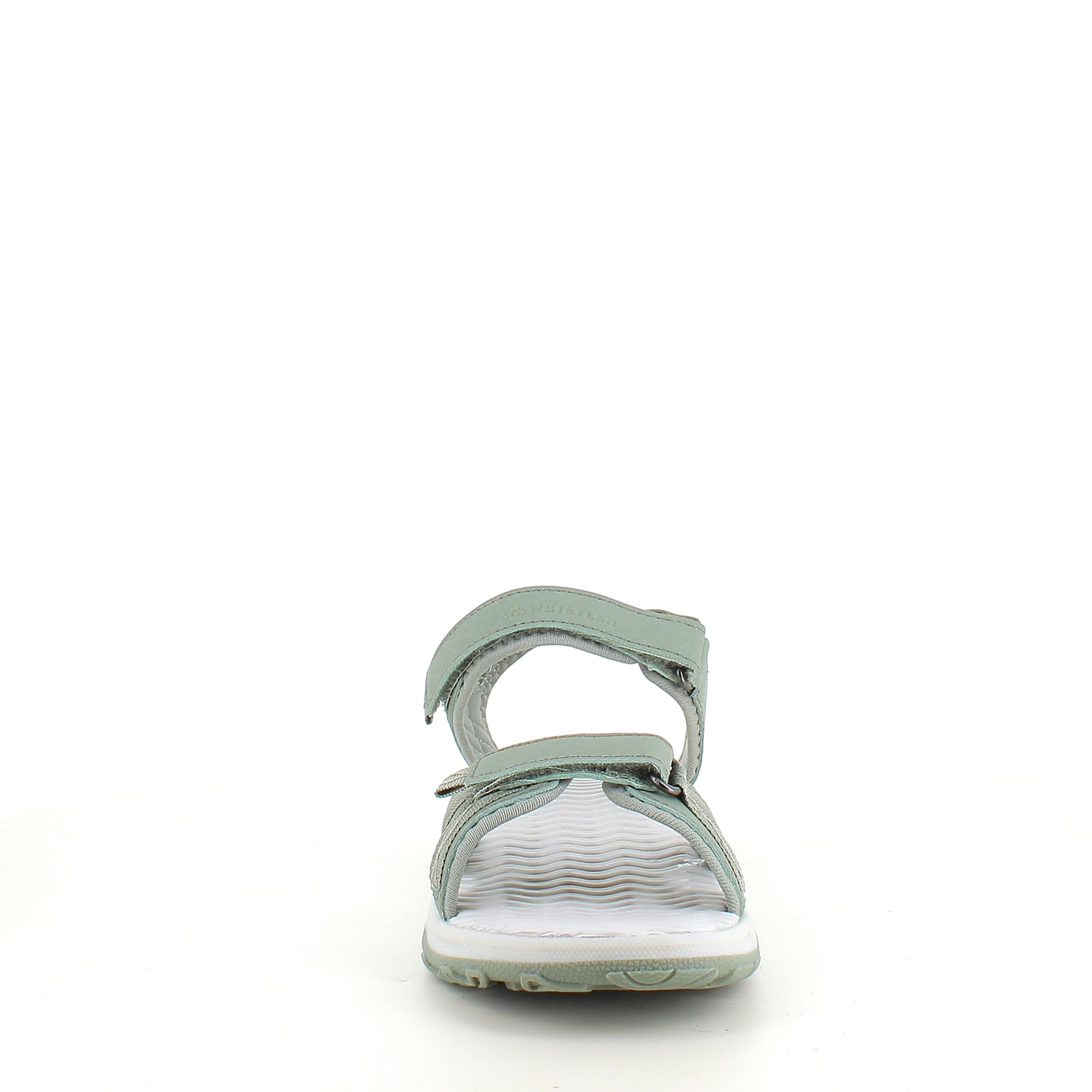 Olivgrön sportsandal med 3 kardborreband