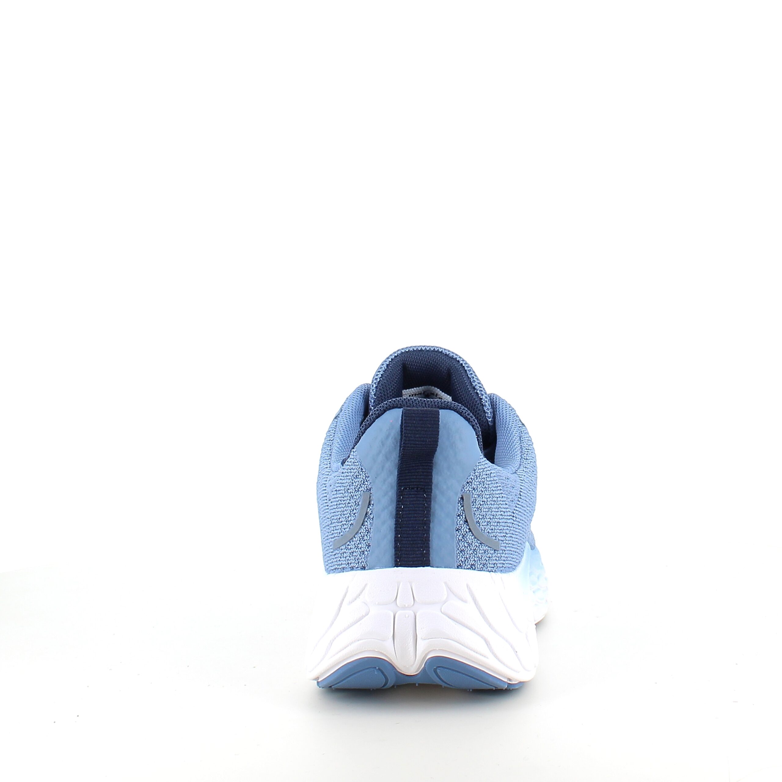 Blå sneakers med ventilerande mesh-ovandel