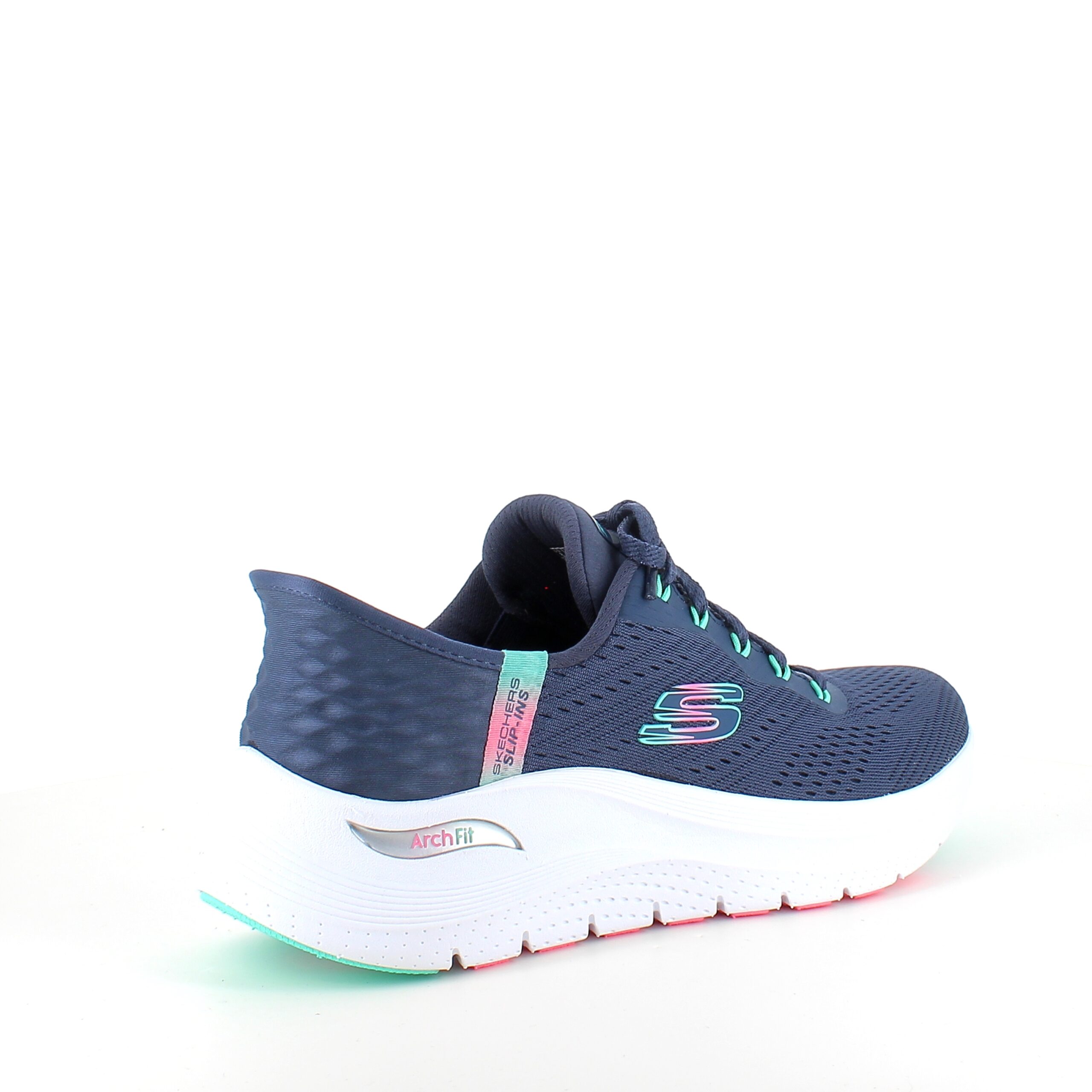 Skechers Slip-ins med Arch Fit – blå sneaker med handsfree-komfort