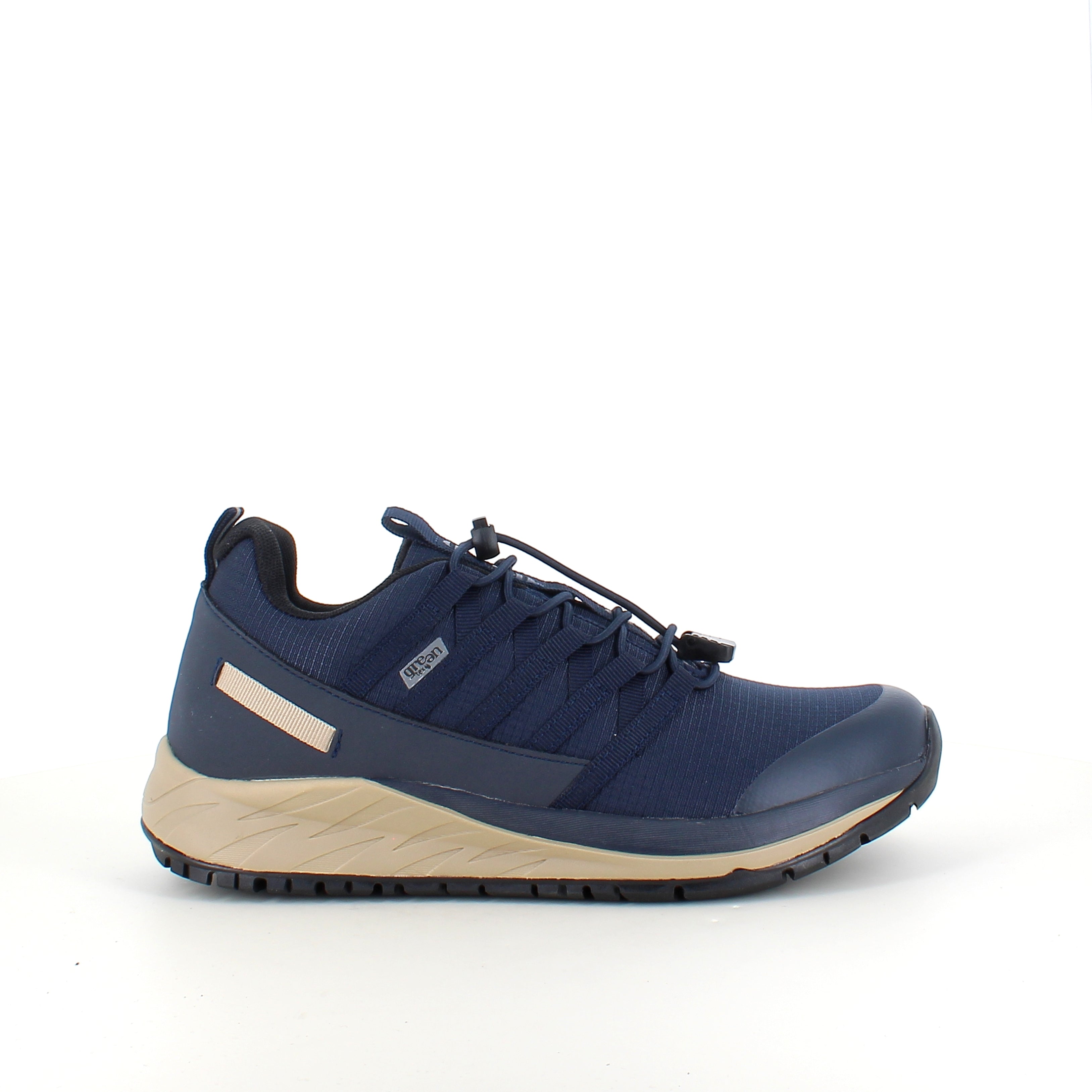 Green Comfort Path Pipi – blå outdoor sneaker med H-läst & fotvalvsstöd