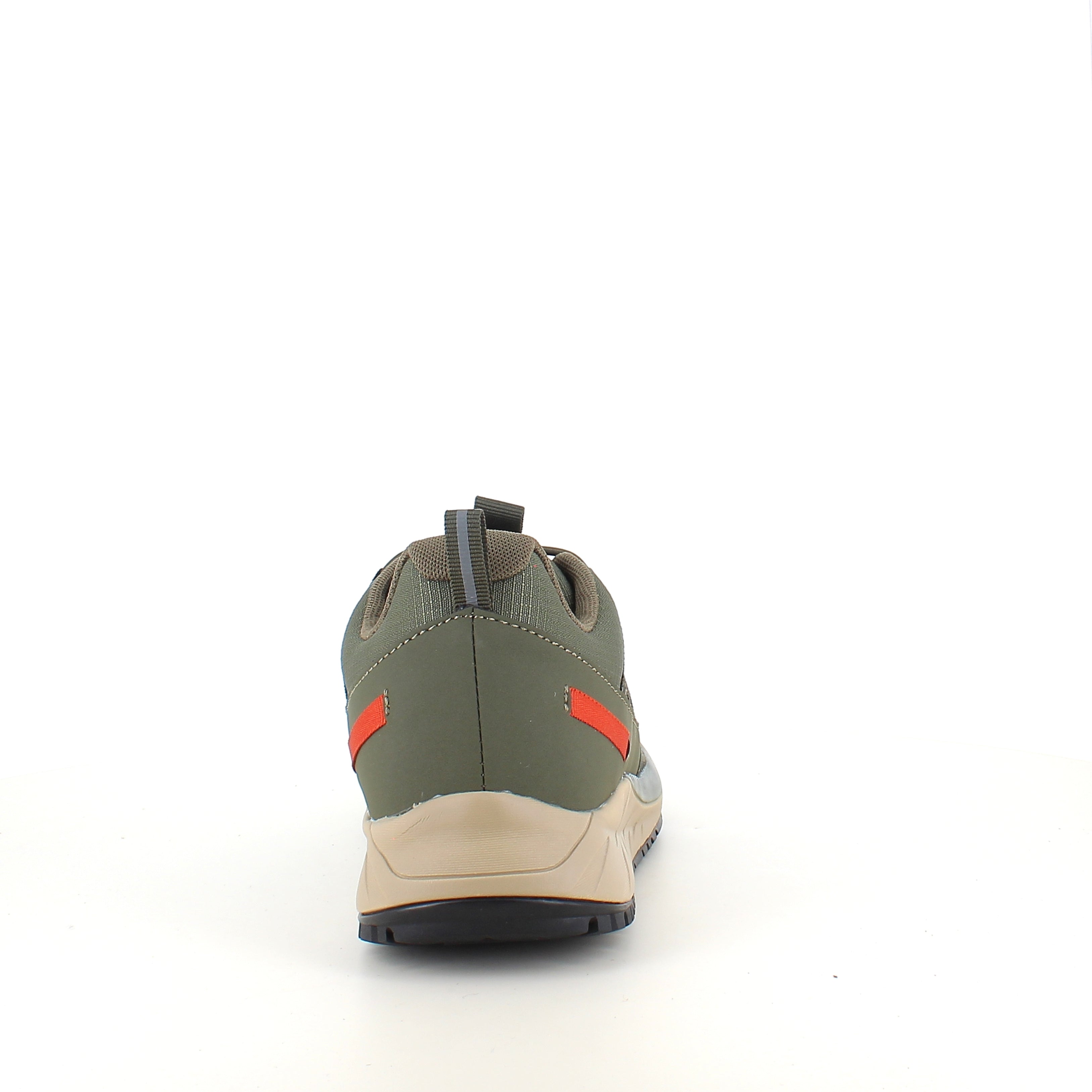 Green Comfort Path Pipi – olivgrön outdoor-sneaker med H-läst & hålfotsstöd