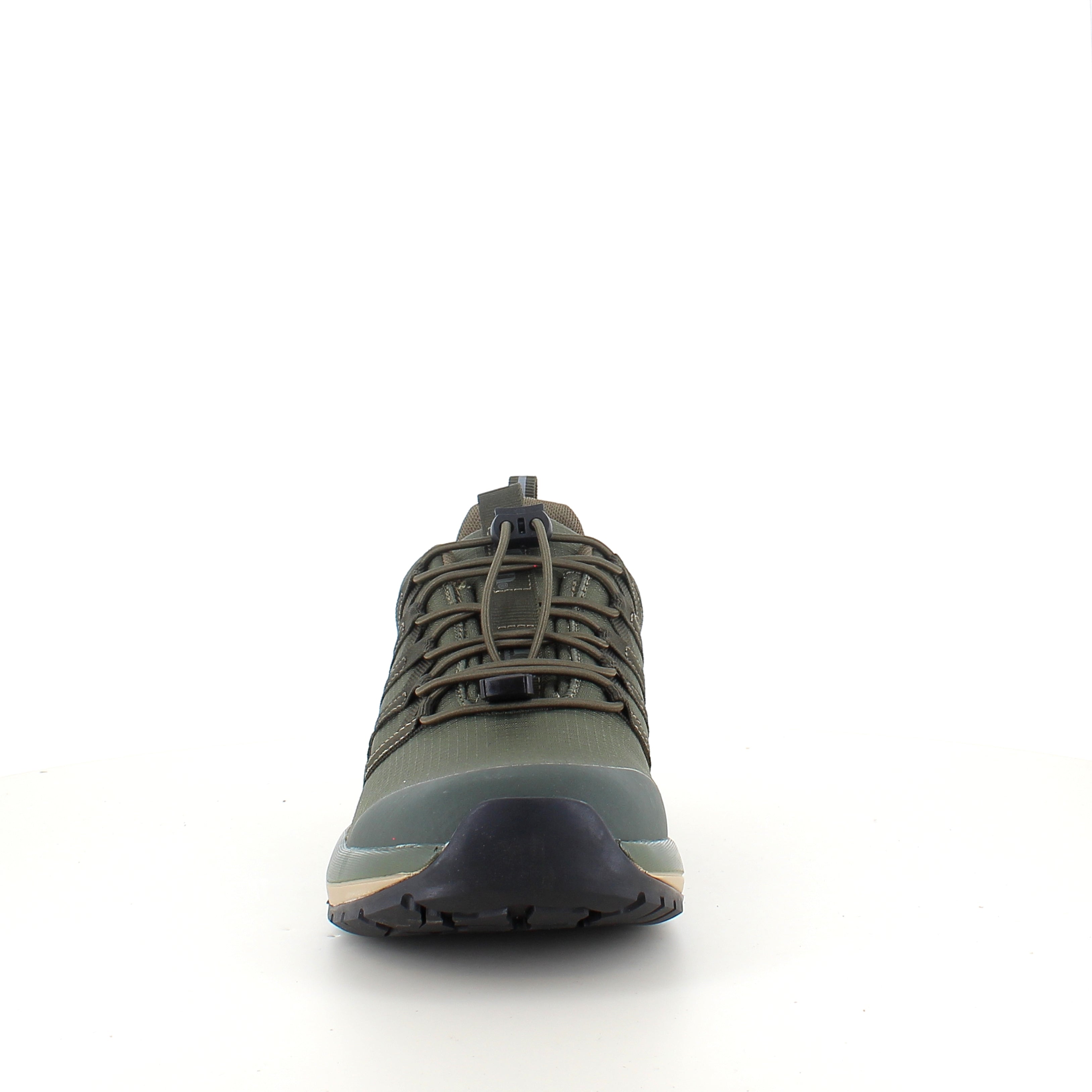Green Comfort Path Pipi – olivgrön outdoor-sneaker med H-läst & hålfotsstöd