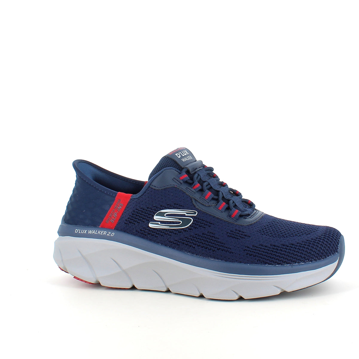 Skechers Slip-ins DLux Walker 2.0 – bred och stötdämpande sko med Memory Foam