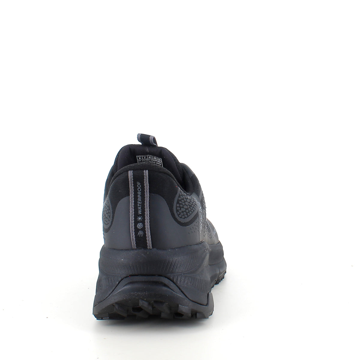 Svart Skechers Slip-ins Switch Back – vattentät sko med Memory Foam och enkel påtagning