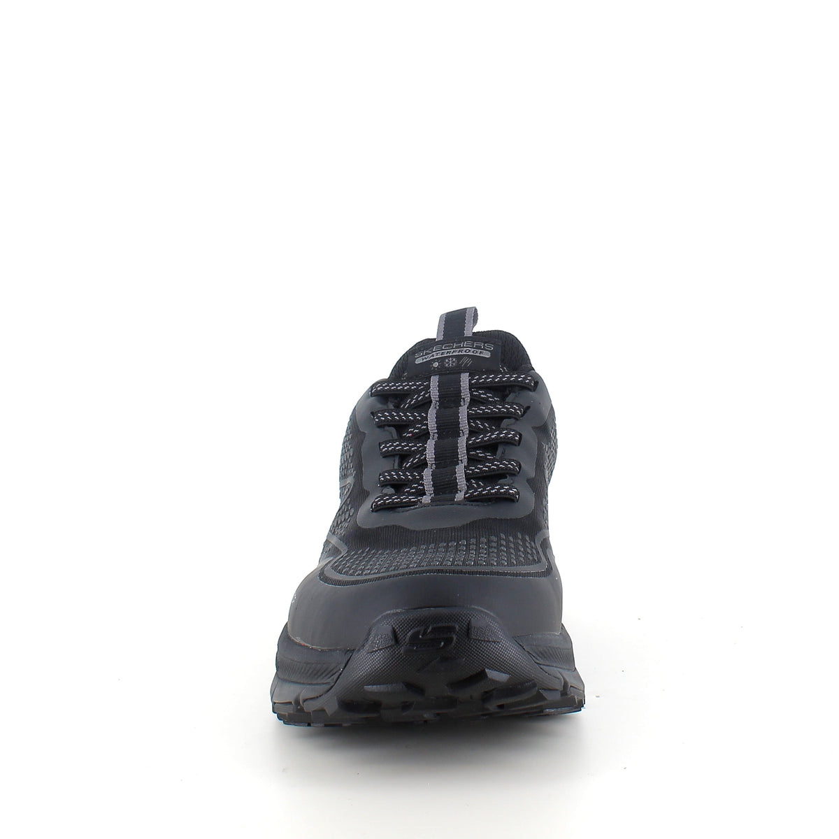 Svart Skechers Slip-ins Switch Back – vattentät sko med Memory Foam och enkel påtagning