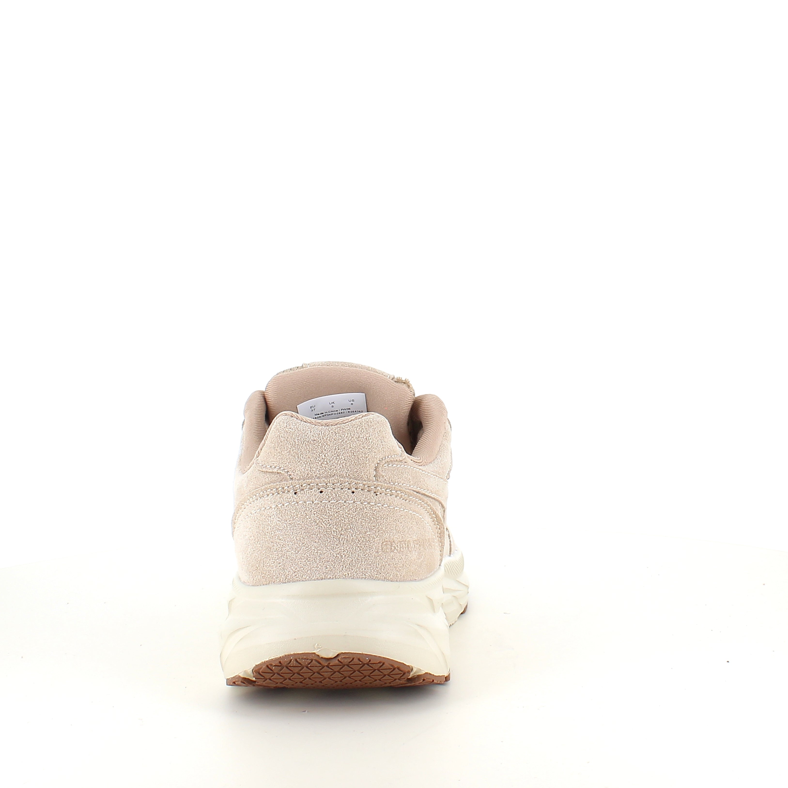 Endurance komfortsko för dam – beige sneaker med lätt och stötdämpande sula