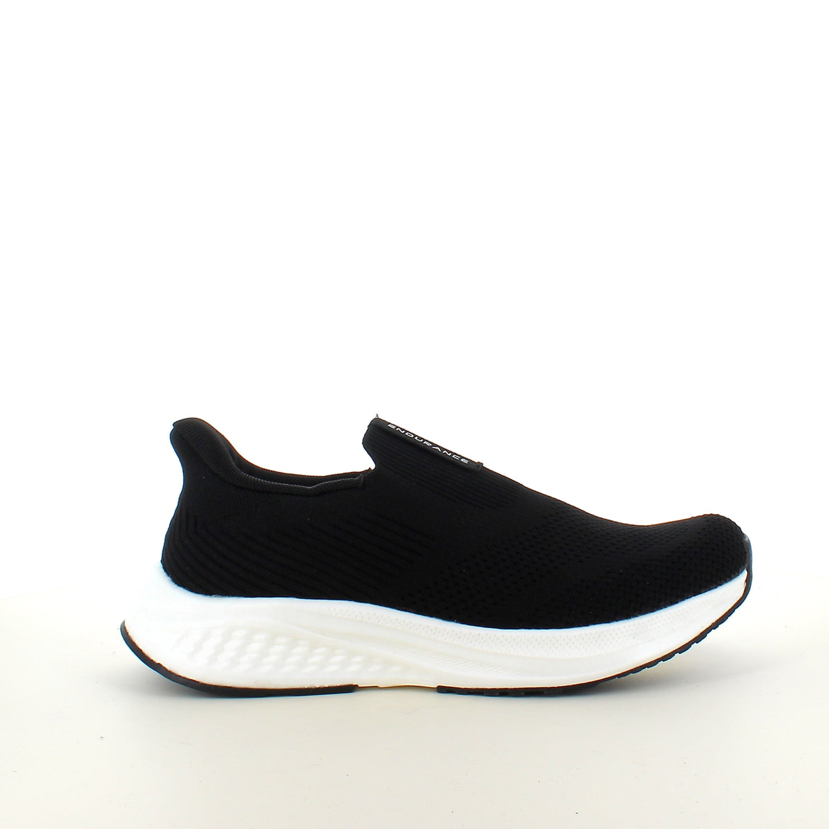 Endurance Belisa StepGo – svart unisex-sneaker med handsfree-funktion