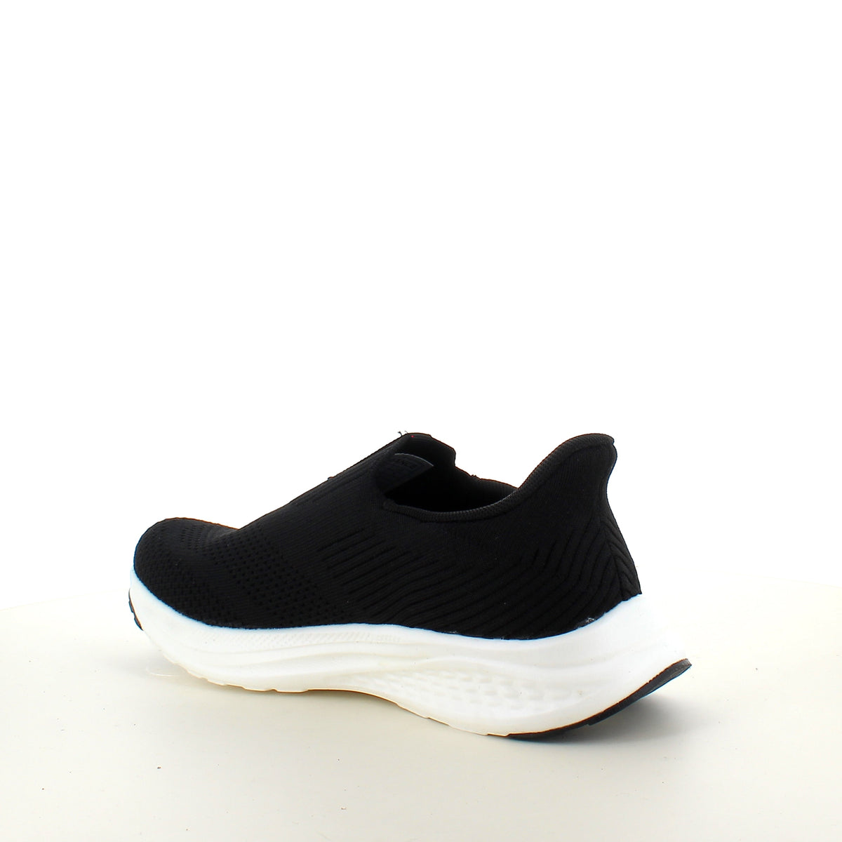 Endurance Belisa StepGo – svart unisex-sneaker med handsfree-funktion
