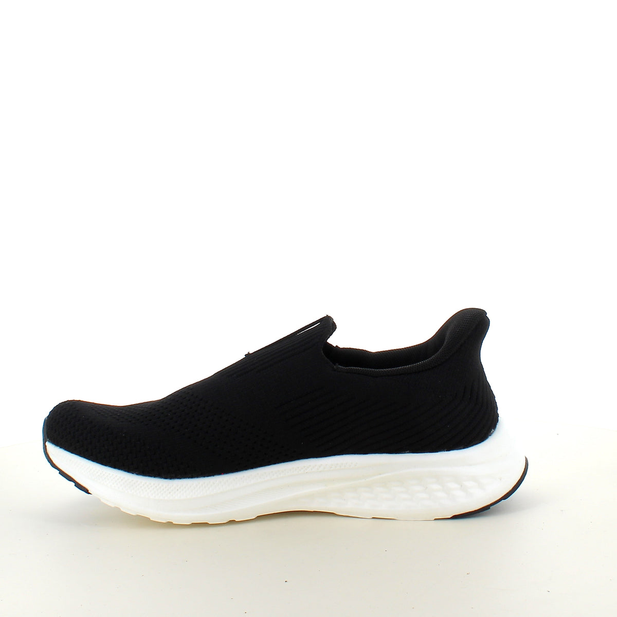 Endurance Belisa StepGo – svart unisex-sneaker med handsfree-funktion