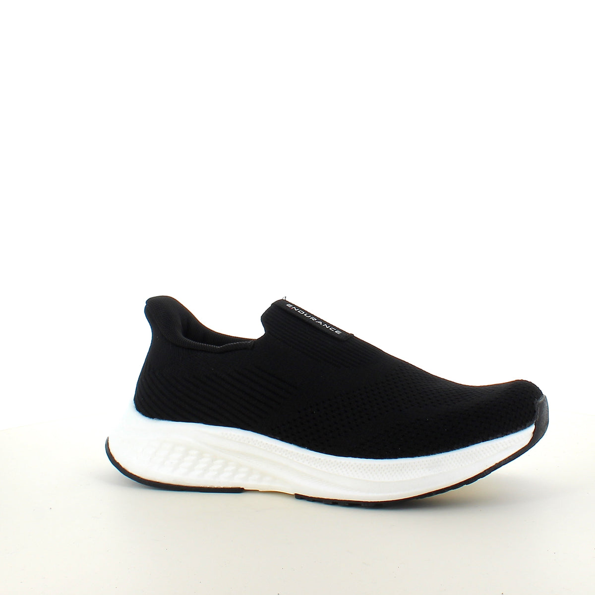 Endurance Belisa StepGo – svart unisex-sneaker med handsfree-funktion