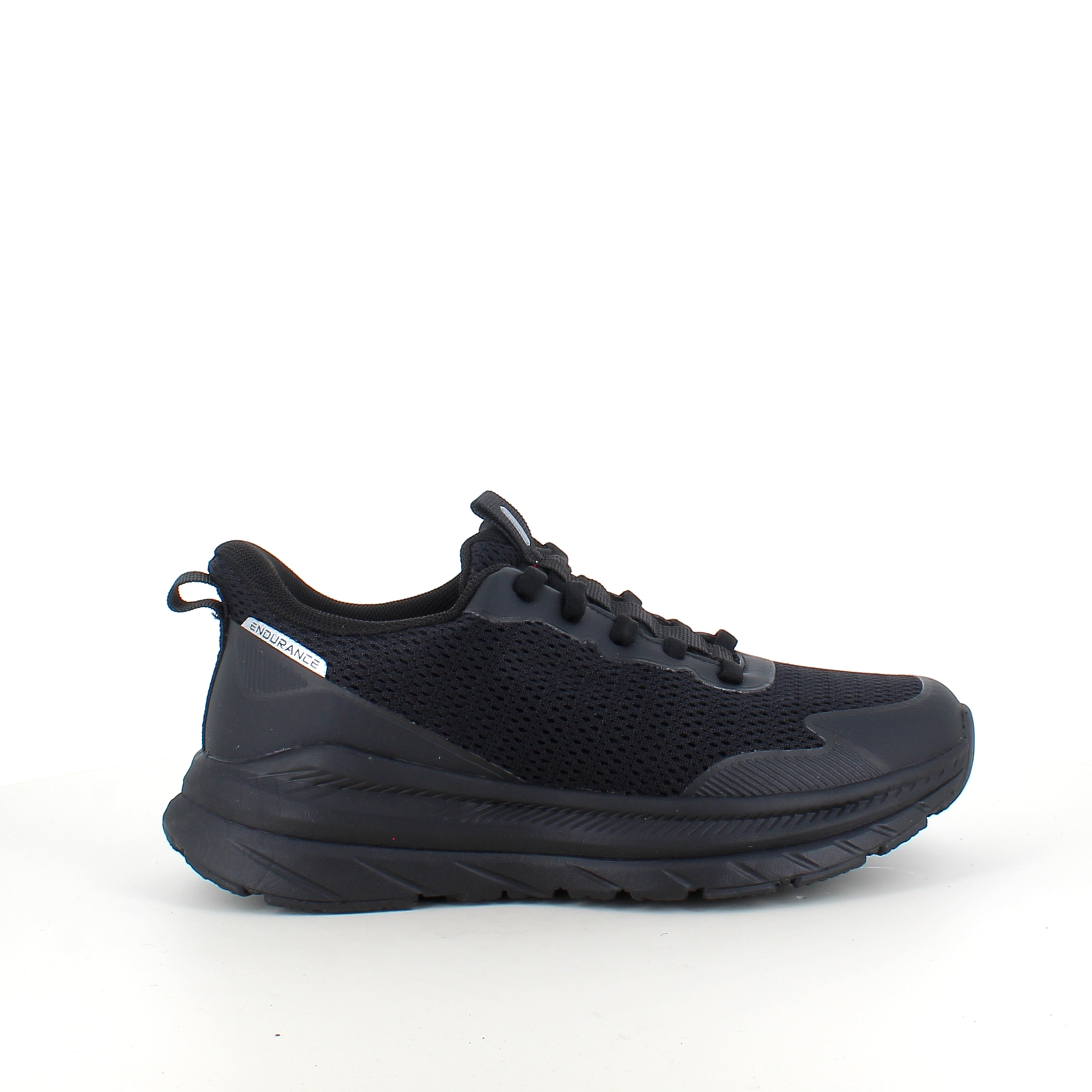 Endurance Beliso StepGo – svart unisex-sneaker för kvinnor & män