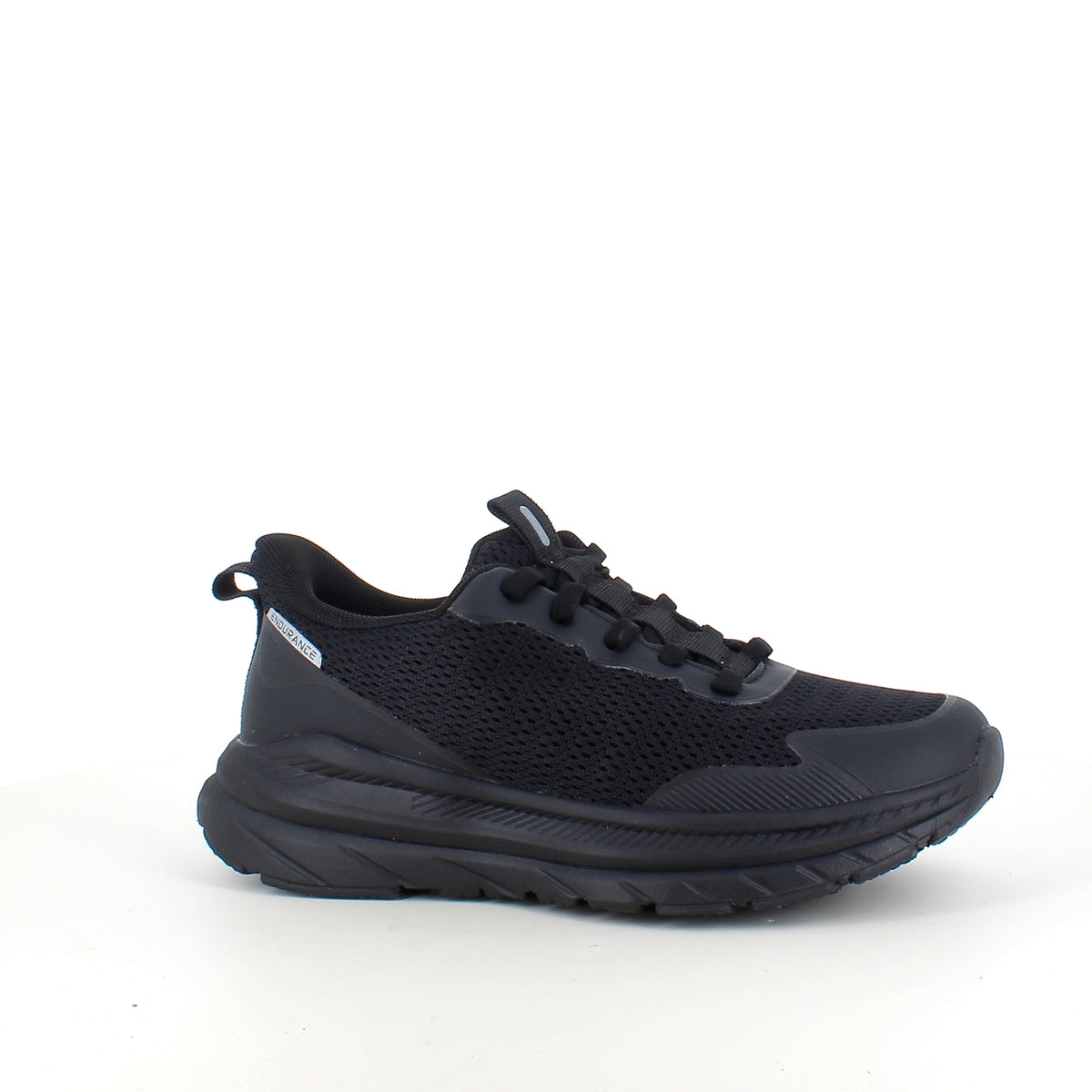Endurance Beliso StepGo – svart unisex-sneaker för kvinnor & män