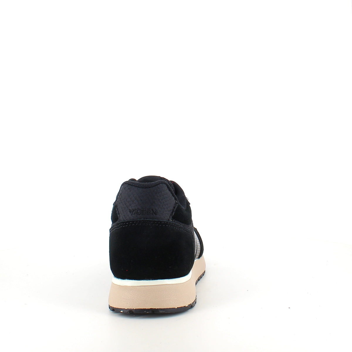 Woden Ydun Icon II – svart sneaker med lätt och bekväm komfort