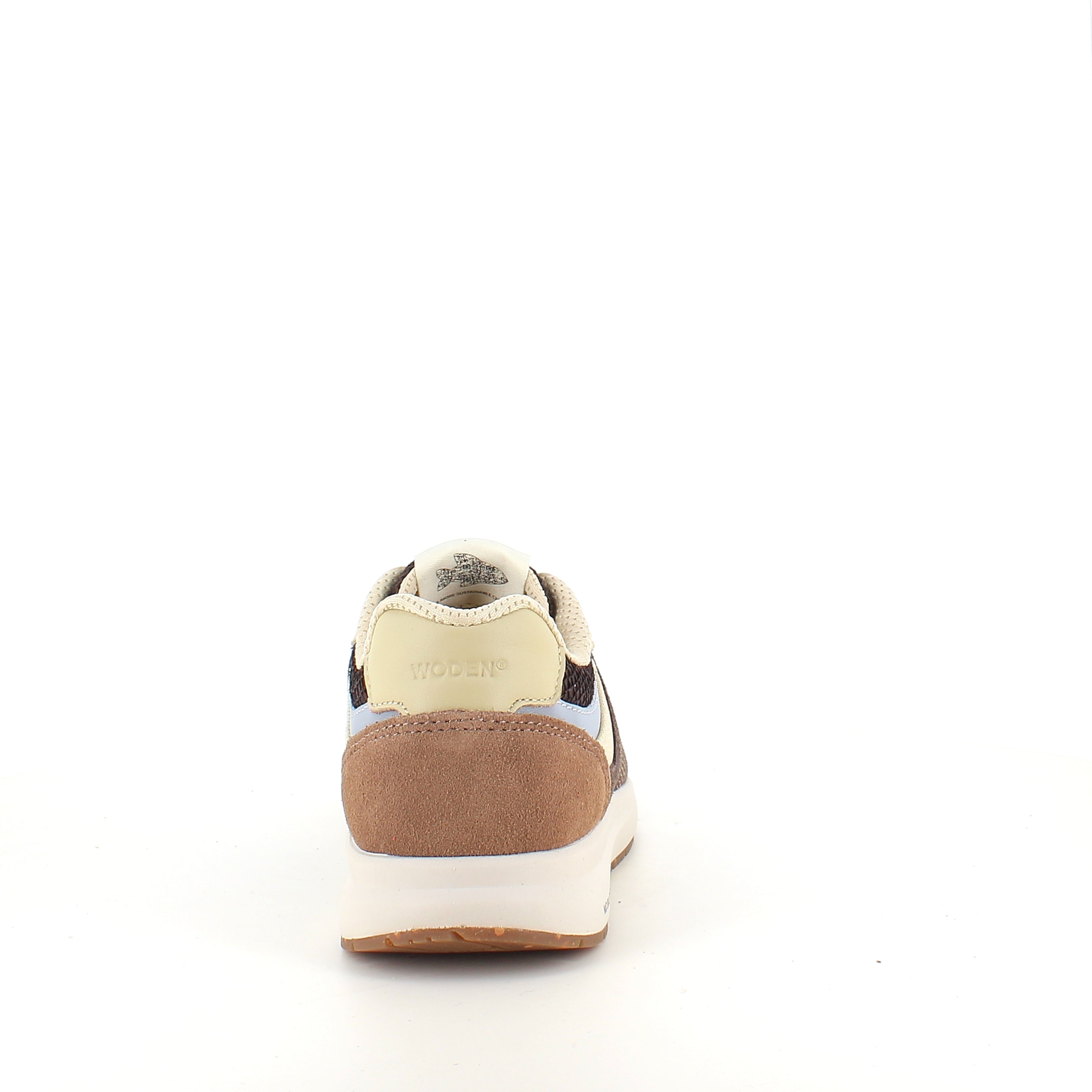 Woden Rigmor Open Mesh – lätt och ventilerande sneaker i Chocolate Multi