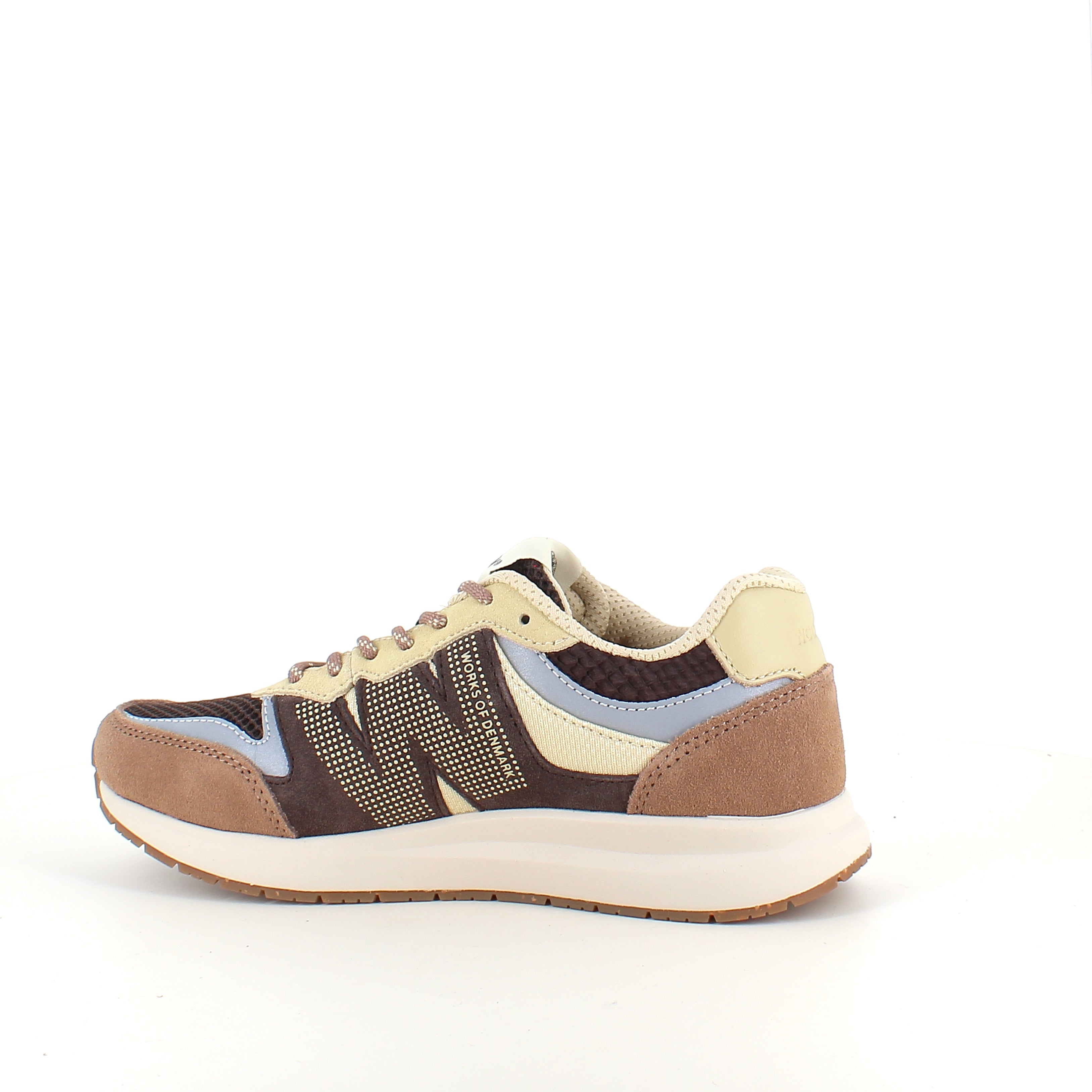 Woden Rigmor Open Mesh – lätt och ventilerande sneaker i Chocolate Multi