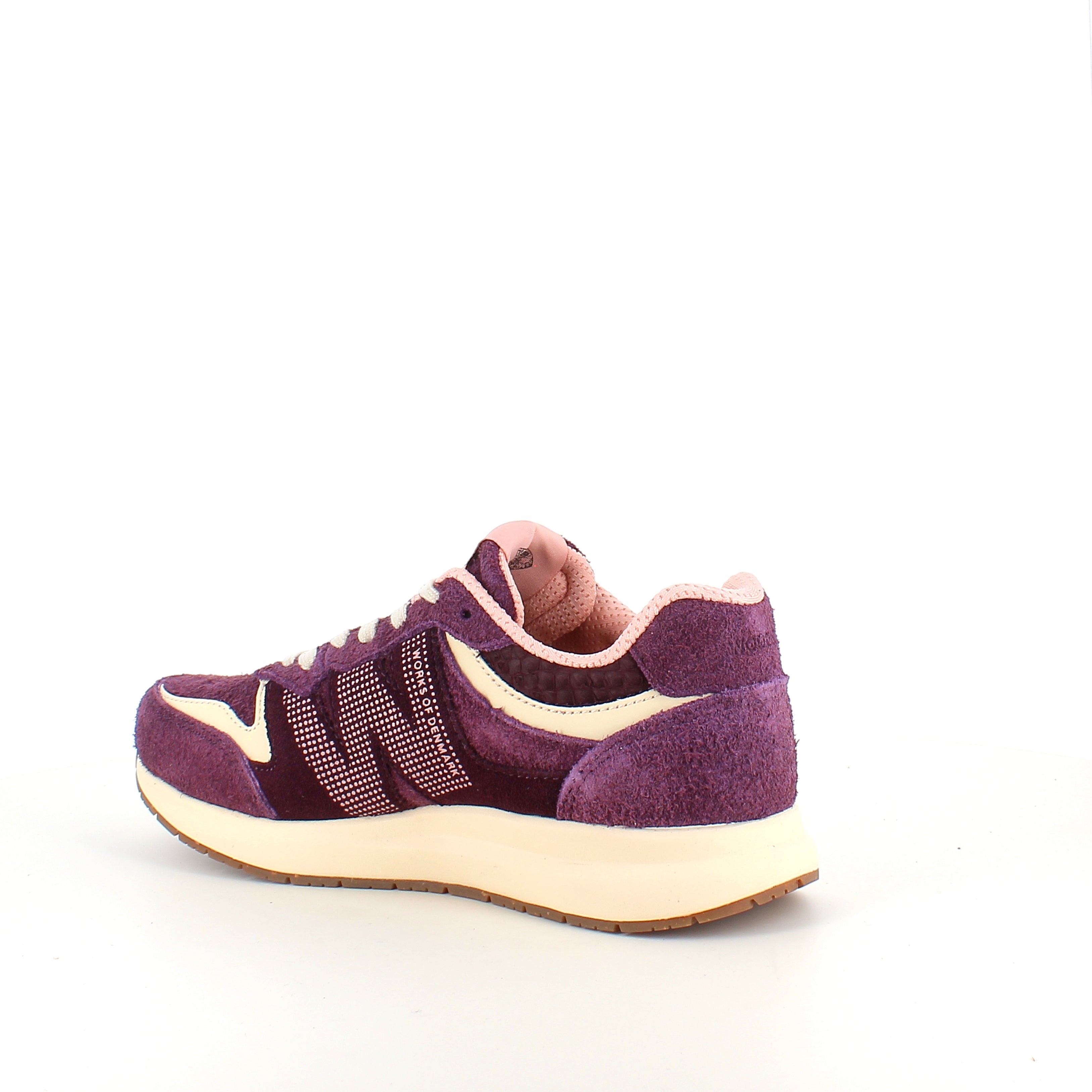 Woden Rigmor Suede – ljungfärgad sneaker i mocka med mjuk komfort