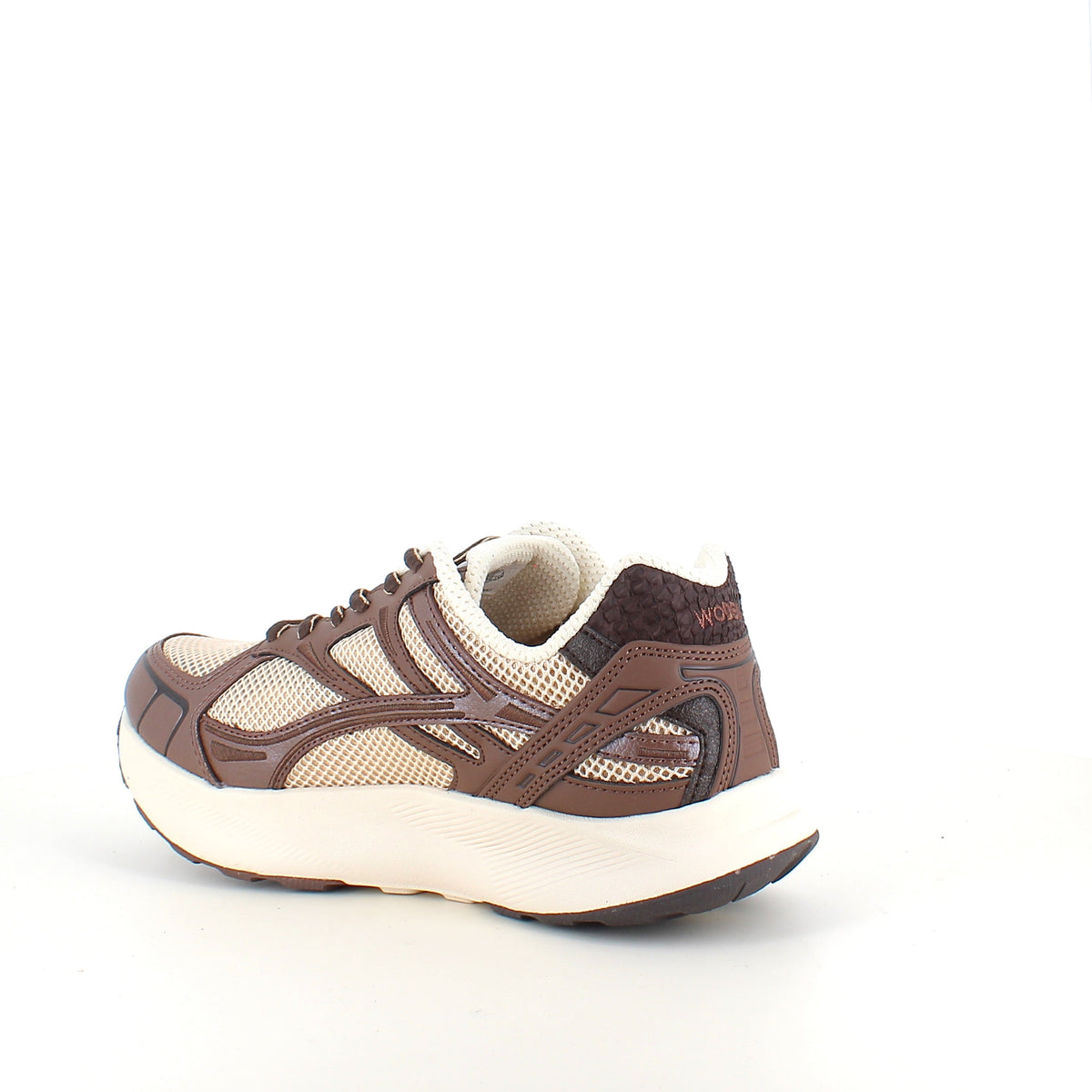Woden Freja Runner – brun sneaker med lätt rullsula
