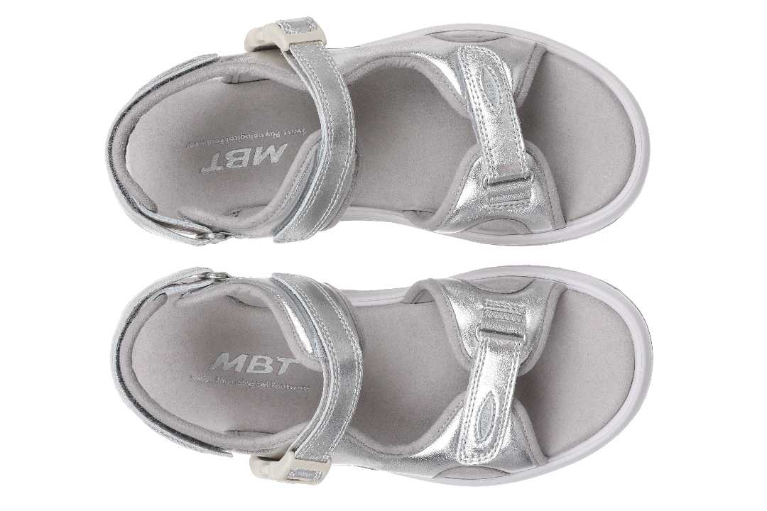 MBT Kisumu 3S Silver – Bekväma sandaler med stöd & justerbar passform
