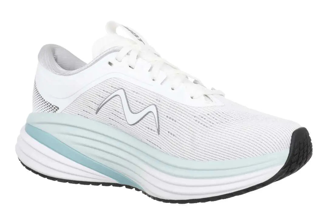 MBT M-3000 II White/Light Blue – Bred löparsko med stöd och stötdämpning