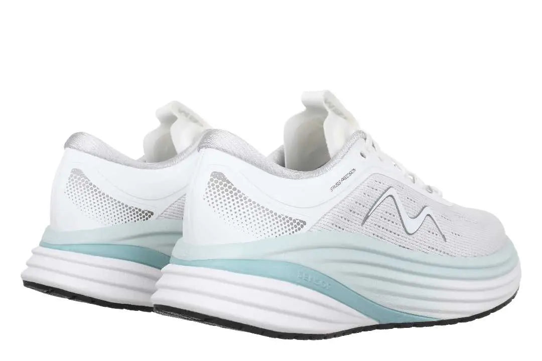MBT M-3000 II White/Light Blue – Bred löparsko med stöd och stötdämpning