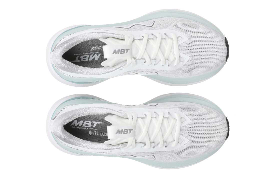 MBT M-3000 II White/Light Blue – Bred löparsko med stöd och stötdämpning