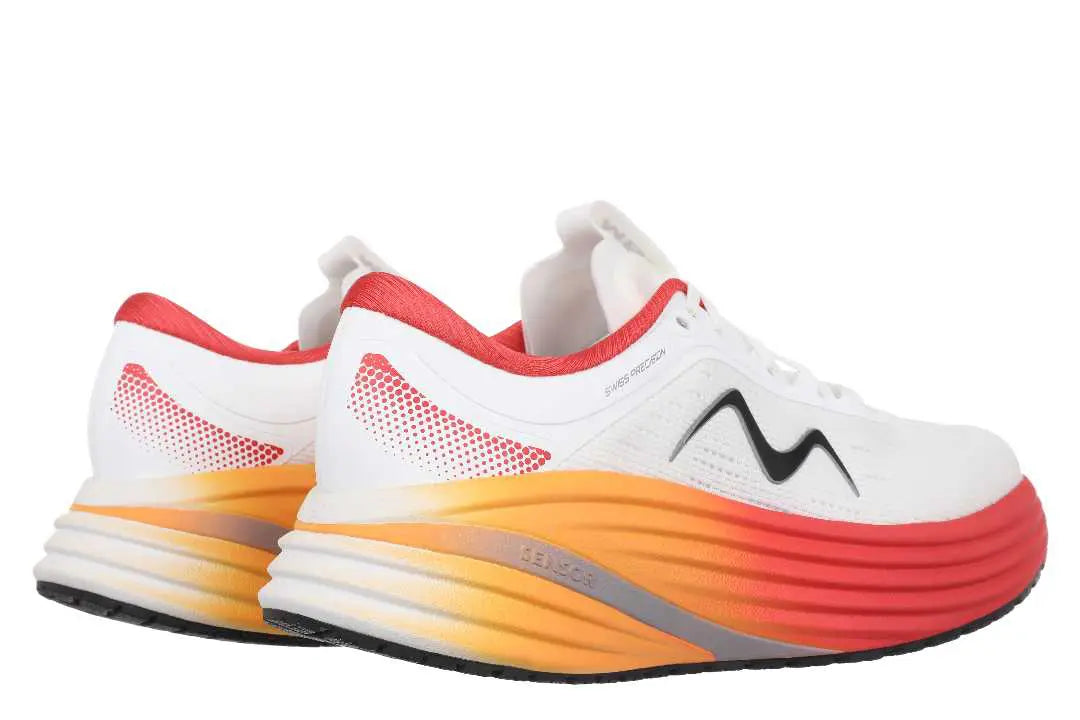 MBT M-3000 II White/Red – Bred löparsko med extra stöd & stötdämpning