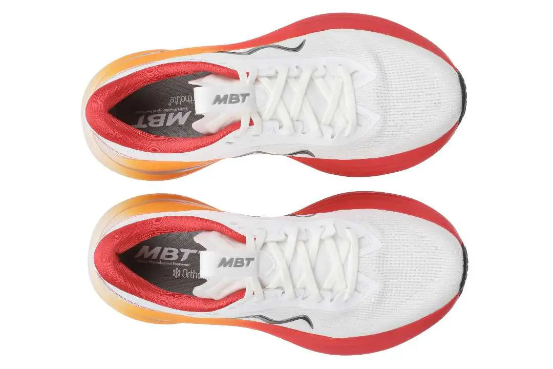 MBT M-3000 II White/Red – Bred löparsko med extra stöd & stötdämpning
