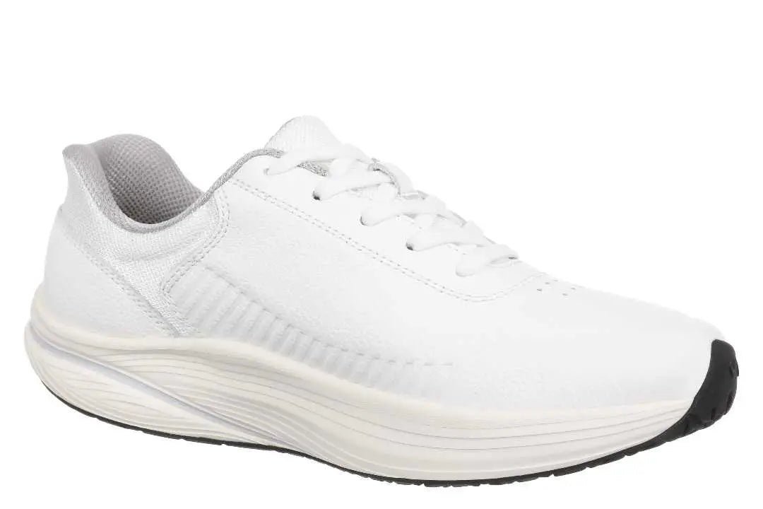 M3600X White – Vita komfortsneakers med Slip & Fit