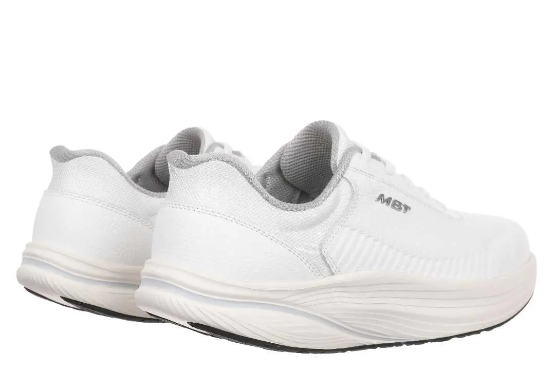 M3600X White – Vita komfortsneakers med Slip & Fit