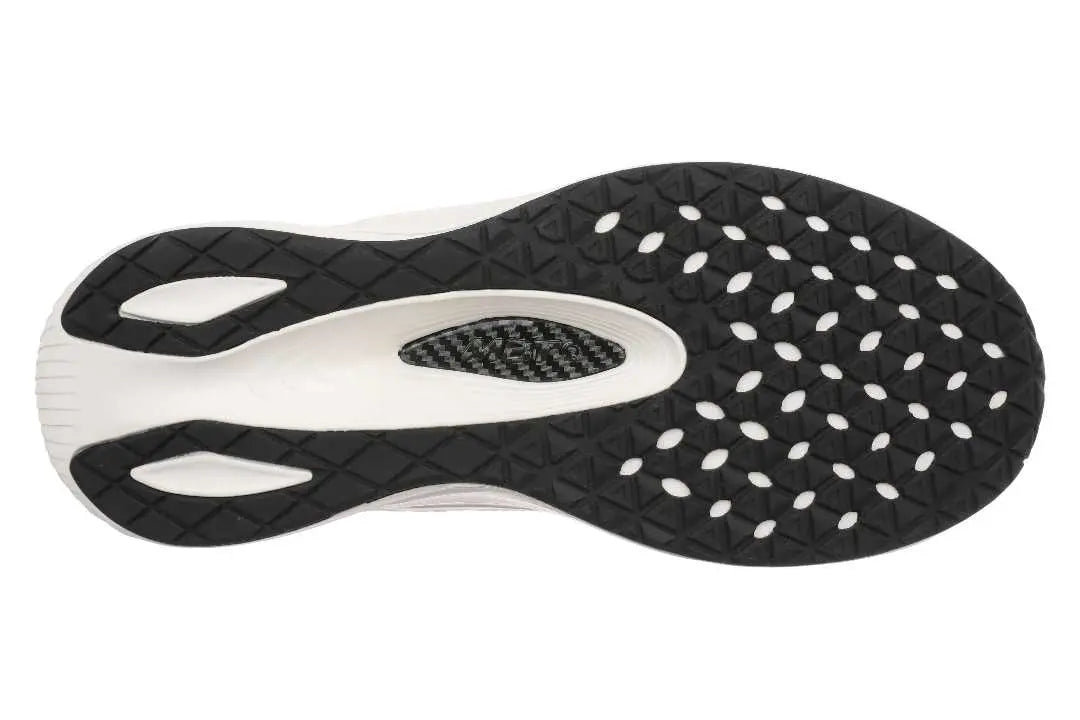 M3600X White – Vita komfortsneakers med Slip & Fit