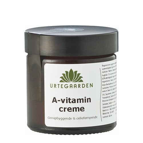 Urtegaarden A-vitamin creme – Fuktgivande ansiktskräm för alla hudtyper