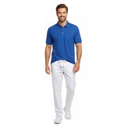 Nybo Kungablå Herr Basic Polo Shirt, Bröstficka, Slitstark