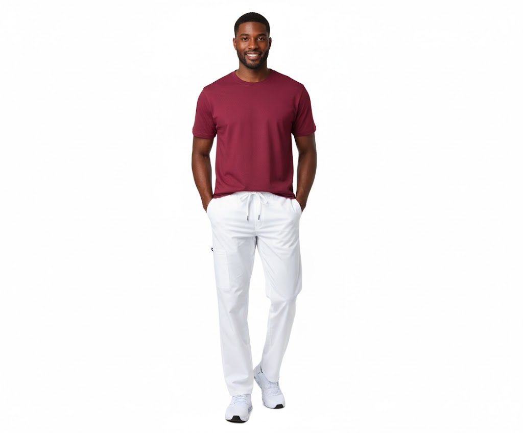 Nybo Bordeaux Herr Basic T-shirt, klassisk modell som håller formen