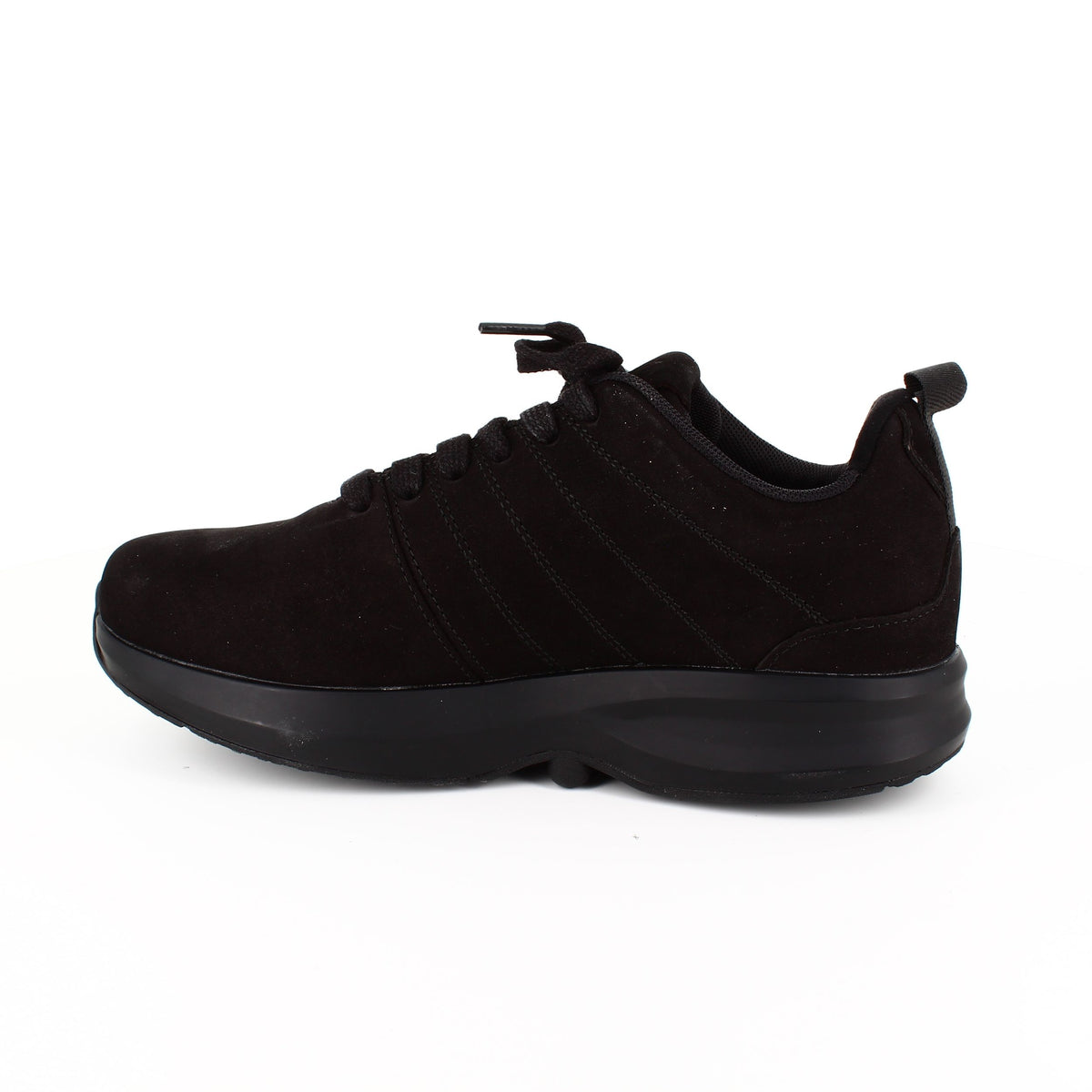 Svarta Gaitline sneakers i nubuckläder