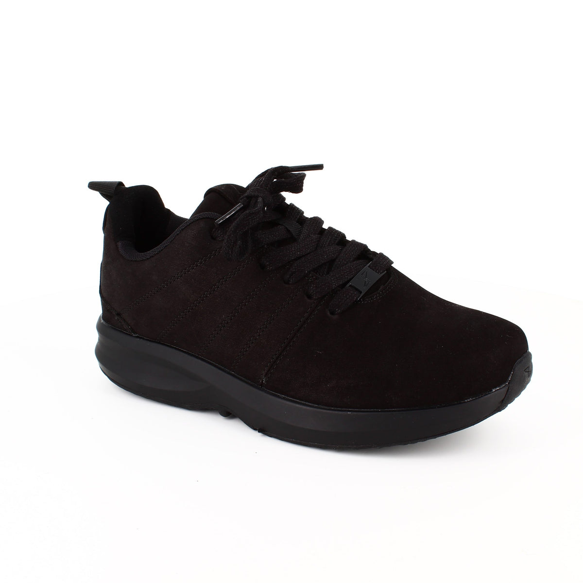 Svarta Gaitline sneakers i nubuckläder