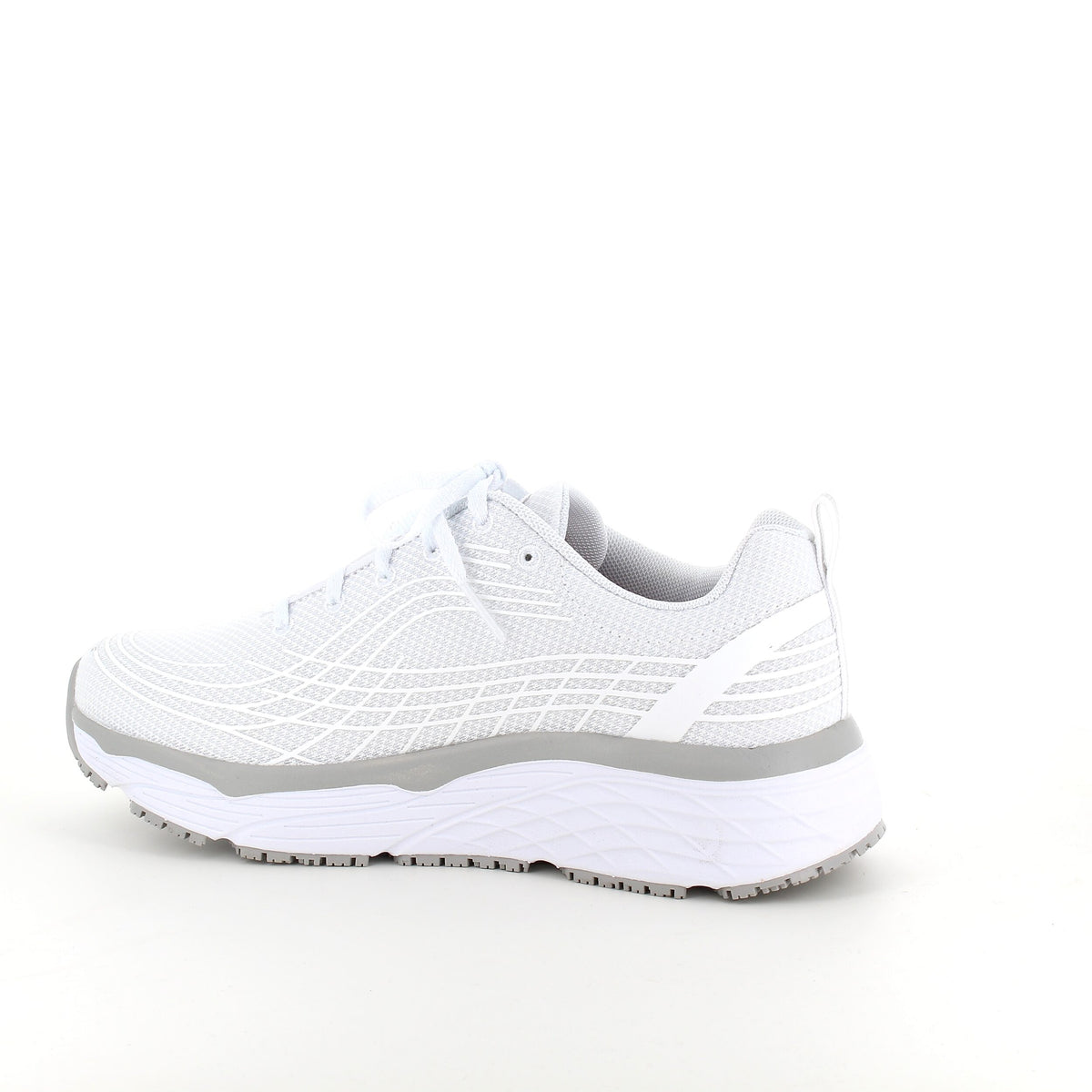 Skechers Work med max cushioning-sulor, vit