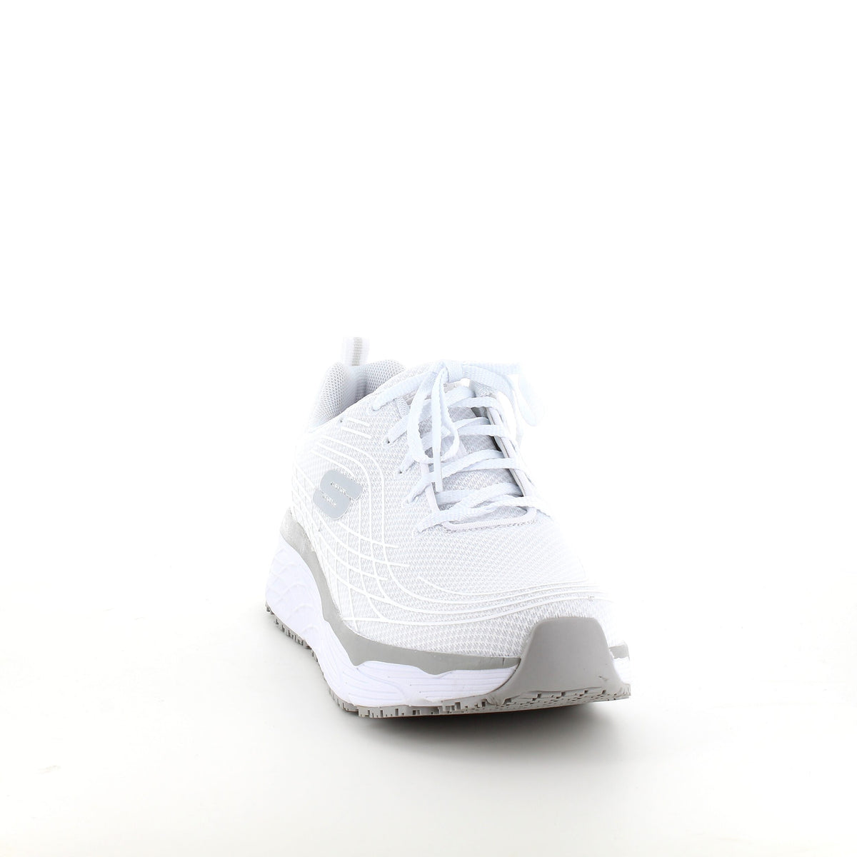 Skechers Work med max cushioning-sulor, vit