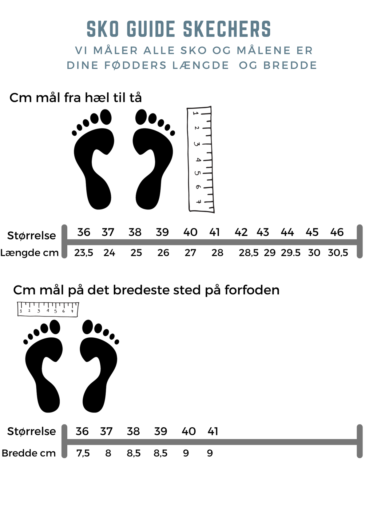 Vita slip-in-skor i läder från Skechers