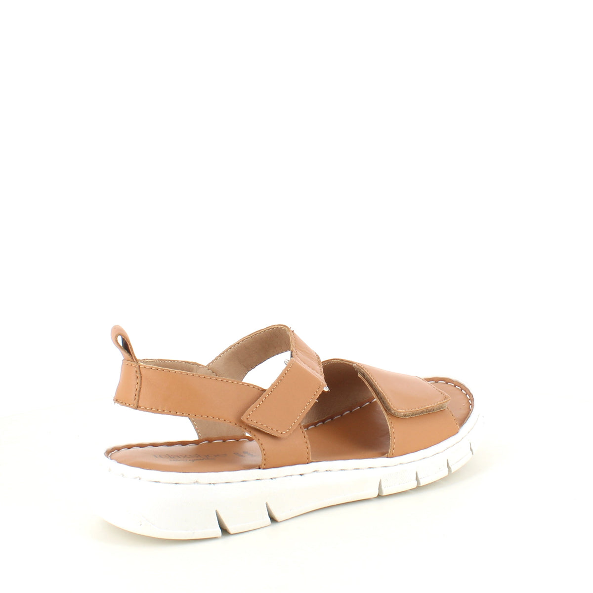 Mjuk och flexibel lädersandal i brunt från Relaxshoe