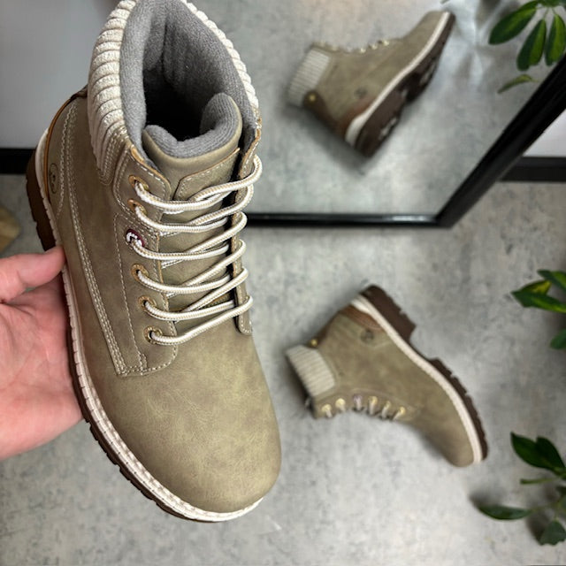 Whistler beige vinterstövel med lätt foder och smarta detaljer